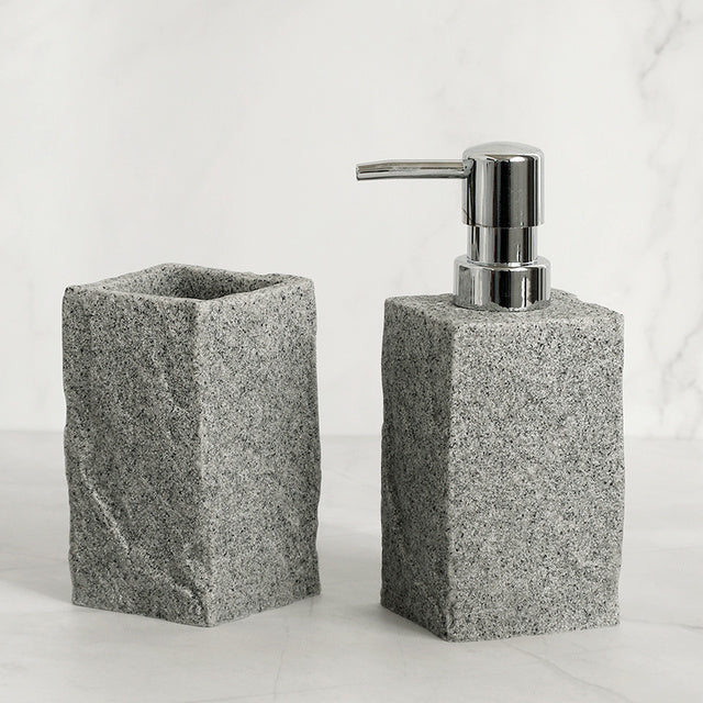 Granite Resin Bathroom Accessories Set