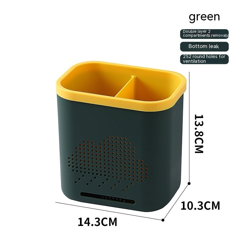 Multifunctional kitchen chopsticks holder.