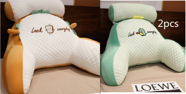 Soft Fluffy Triangle Reading Cushion