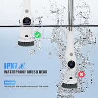 8-in-1 electric cleaning brush