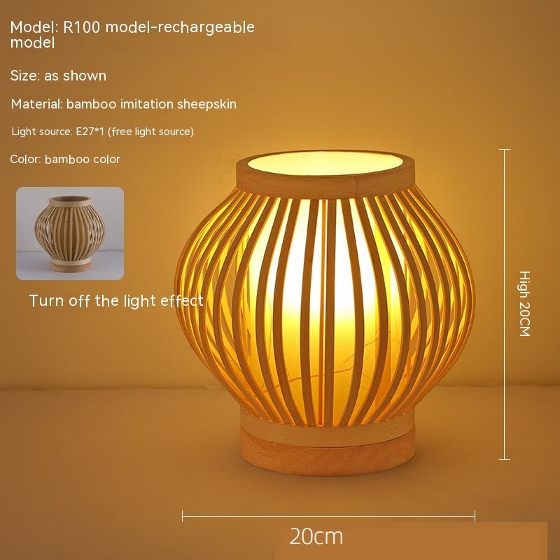 Japanese Retro Atmosphere Bedroom Bedside Lamp