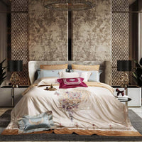 Embroidered Four-Piece Home Textiles Set