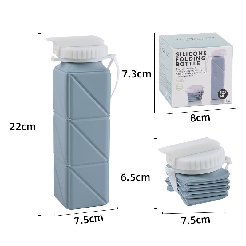 Portable Silicone Folding Water Bottle