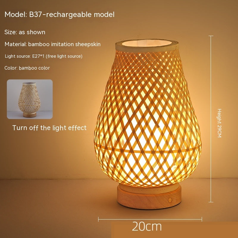 Japanese Retro Atmosphere Bedroom Bedside Lamp