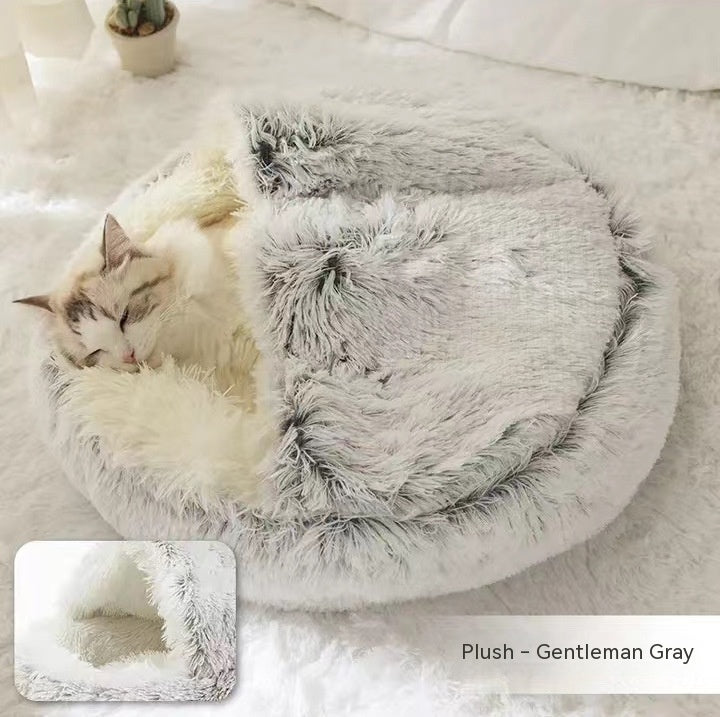 2-in-1 Pet Winter Bed
