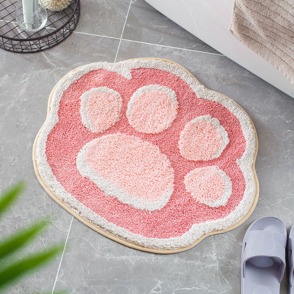 Bathroom non-slip mat absorbent foot pad