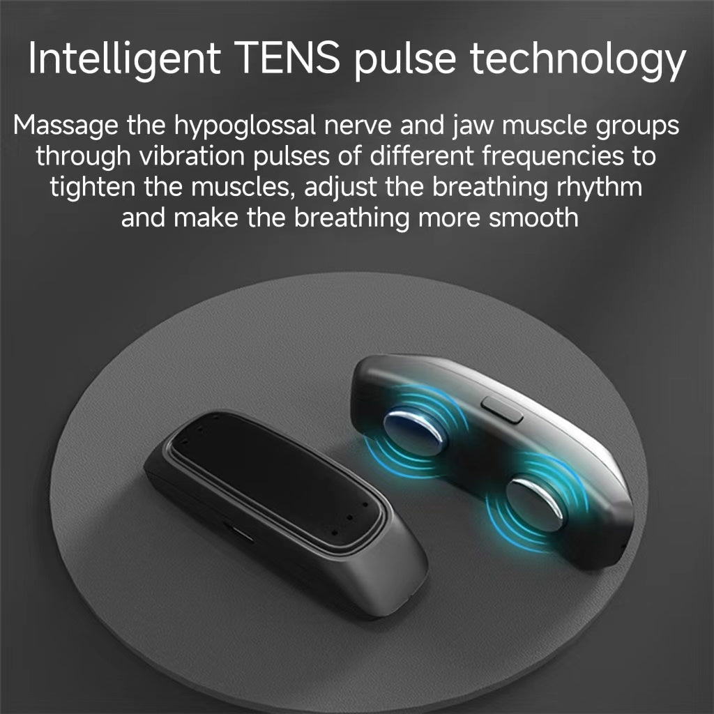 Smart EMS Anti-Snoring Device with Muscle Stimulation