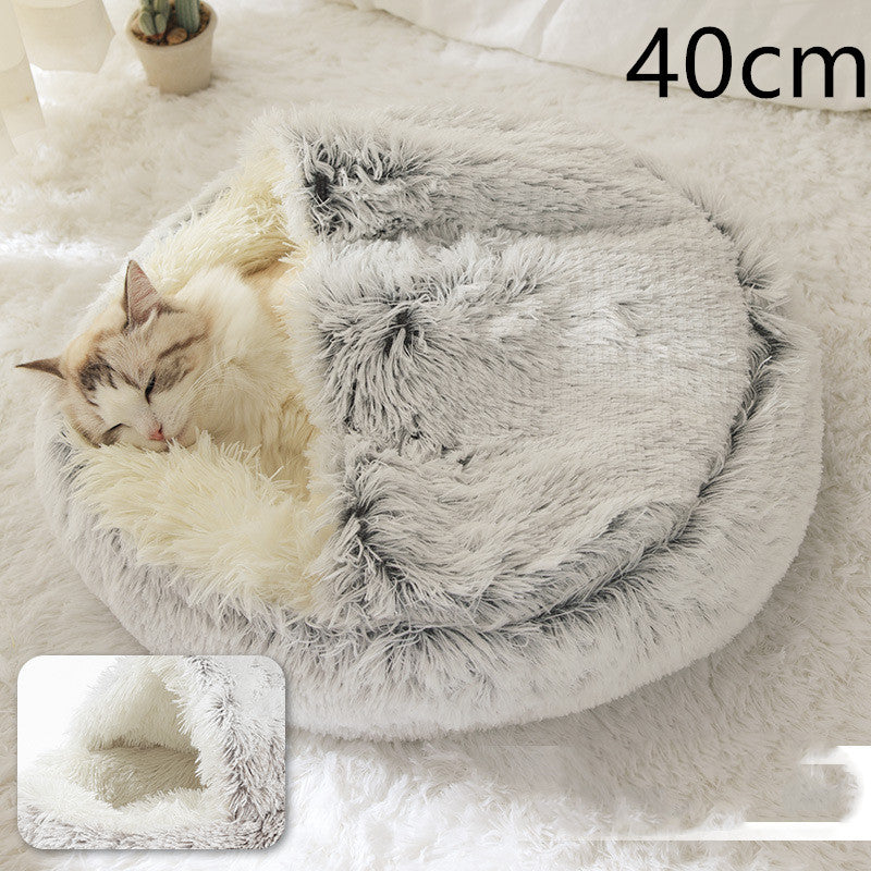 2-in-1 Pet Winter Bed