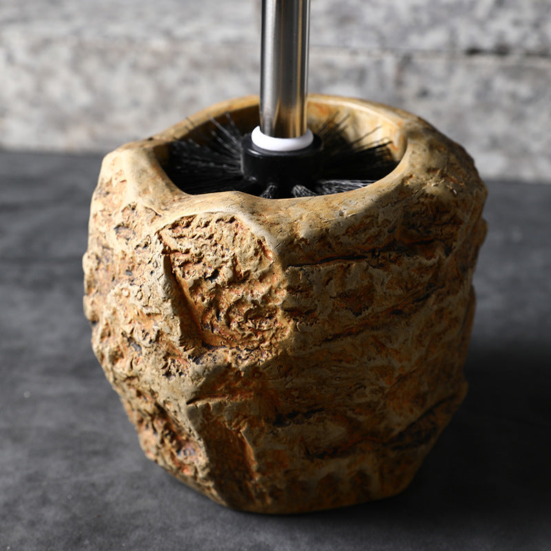 Retro Stone Bathroom Cleaning Brush.