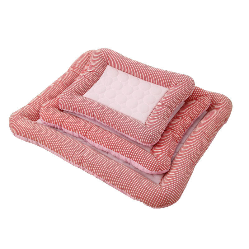 Cooling Pad Bed with Ice Silk Material