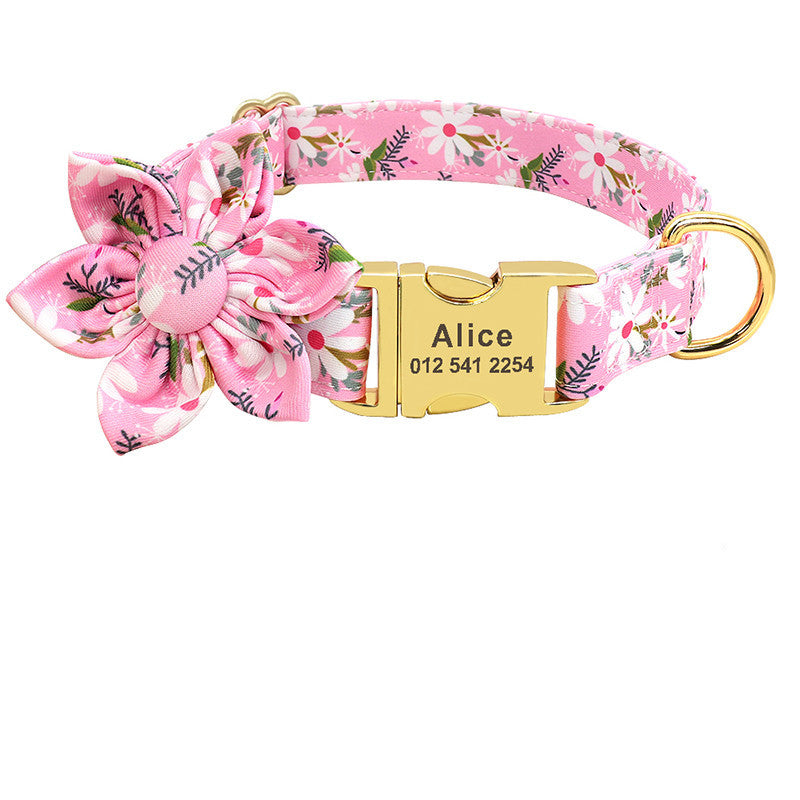 Personalized fashion dog collars.