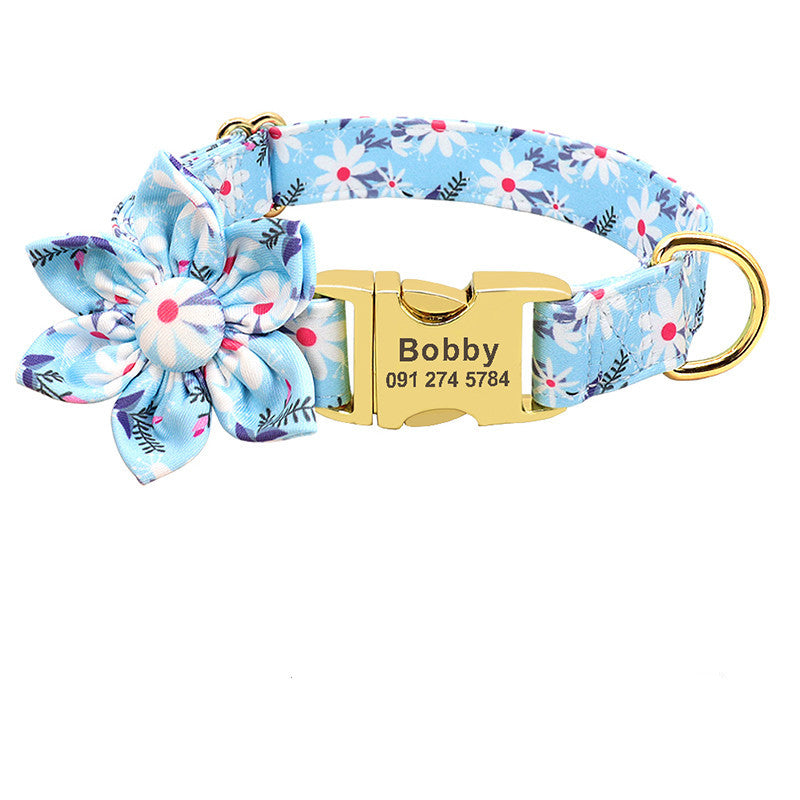 Personalized fashion dog collars.
