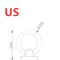 Nordic-inspired Art Chandelier.