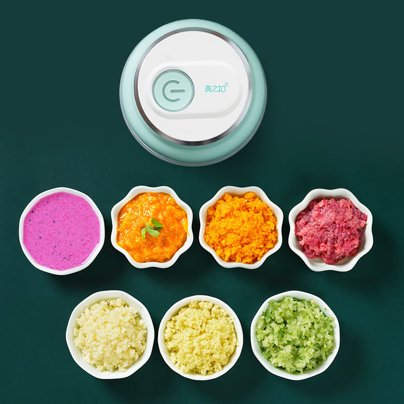 Portable electric mini food chopper