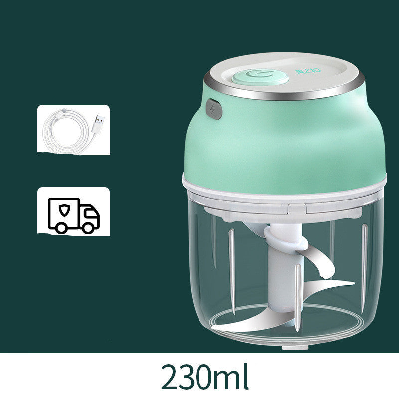 Portable electric mini food chopper