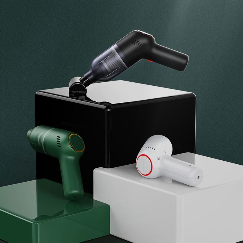 Wireless Charging Car Vacuum, 8000Pa Suction, Mini Handheld Auto & Home Use.