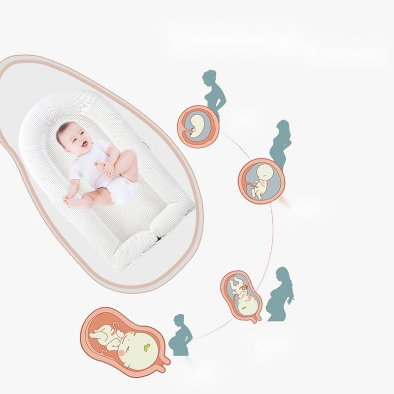 Middle Crib Anti-Pressure Bionic Baby Bed
