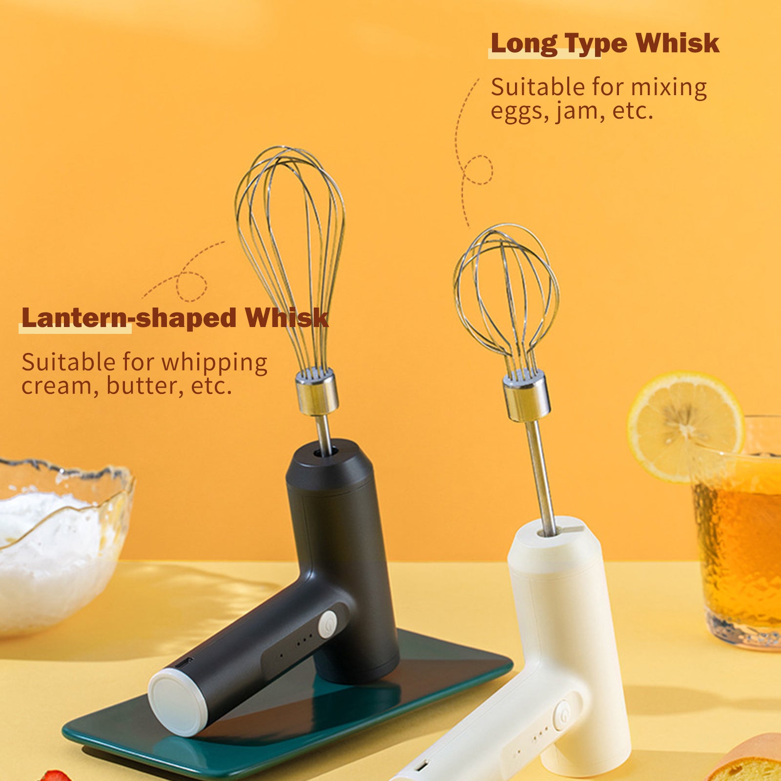 USB Rechargeable Handheld Egg Beater