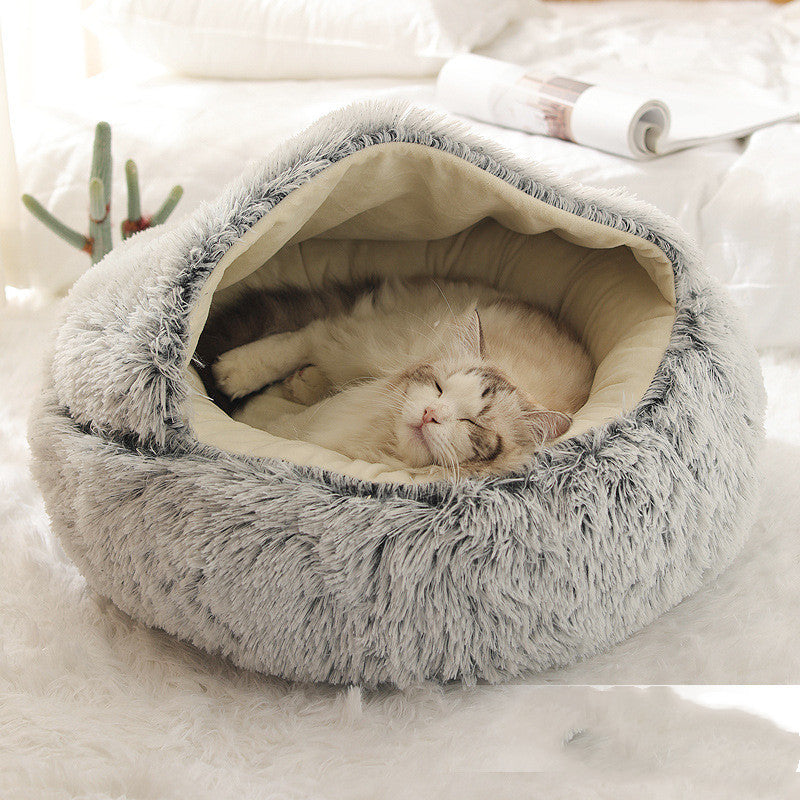 2-in-1 Pet Winter Bed