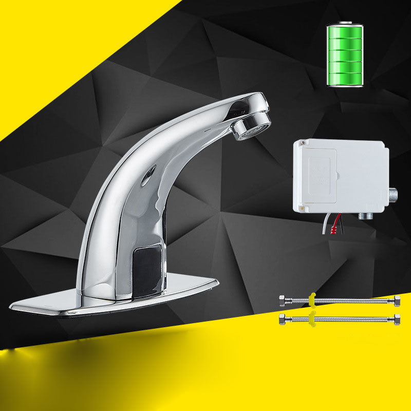 Automatic Hands-Free Bathroom Sink Faucet.