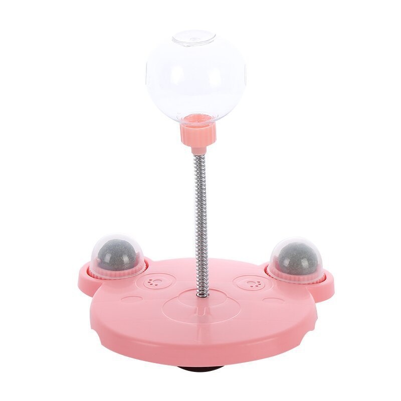Self-Playing Tumbler Cat Toy and Food Dispenser