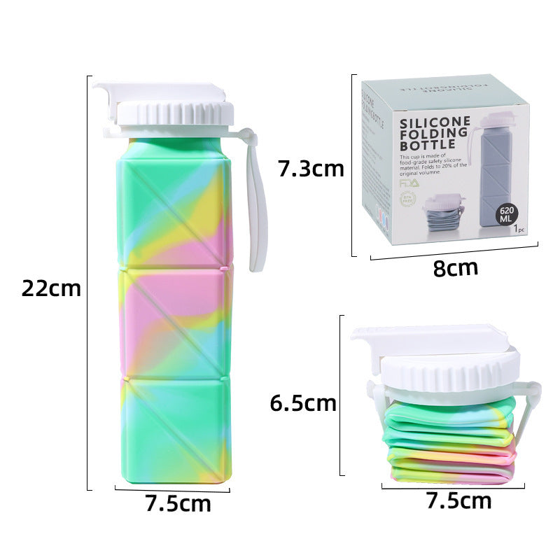 Portable Silicone Folding Water Bottle