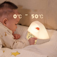 Portable LED Night Light Alarm Clock