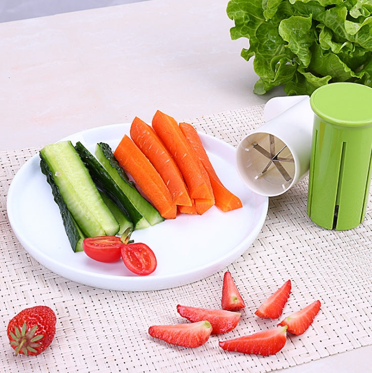 Creative fruit and vegetable slicers.