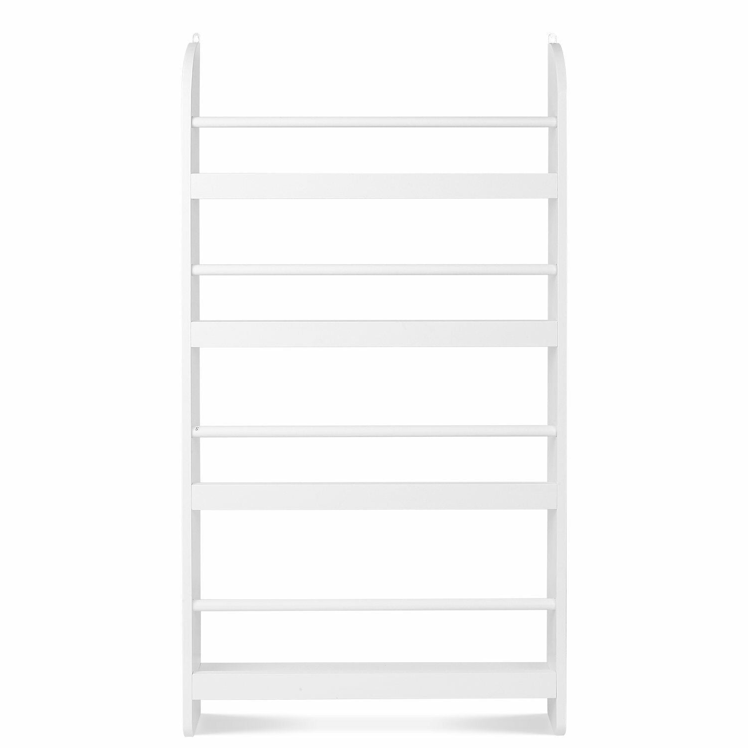 White Children Bookshelf Storage