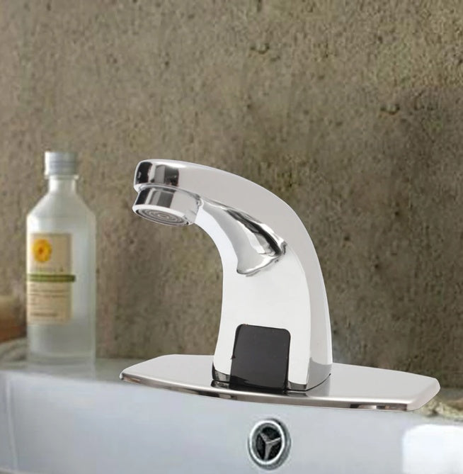 Automatic Hands-Free Bathroom Sink Faucet.