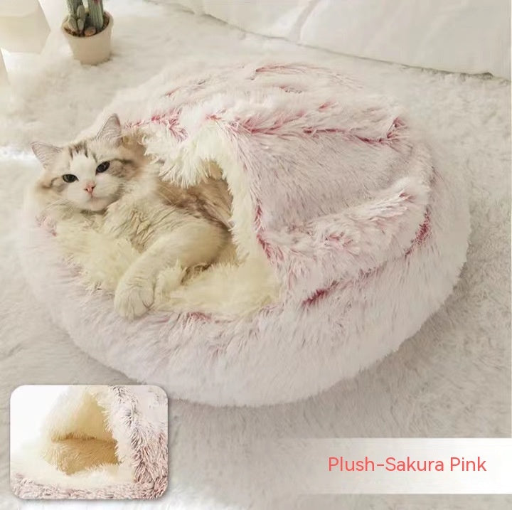 2-in-1 Pet Winter Bed