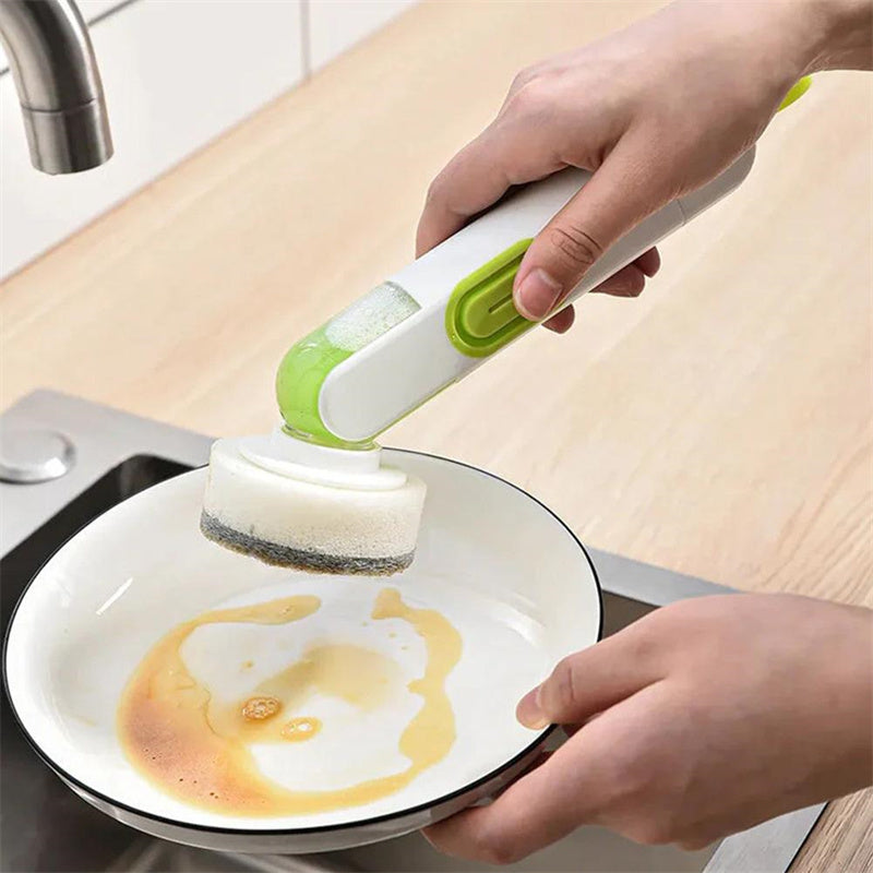 Versatile Liquid-Filled Cleaning Brush