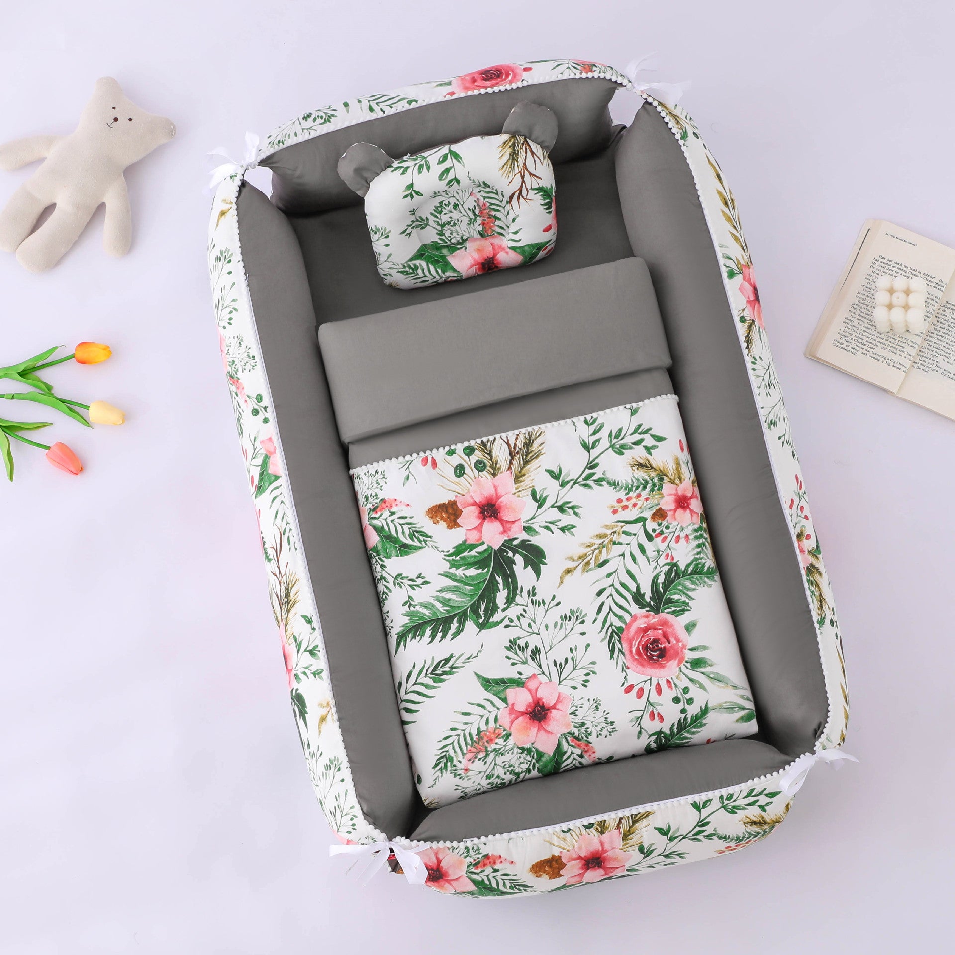 Removable Washable Baby Bionic Nursing Bed