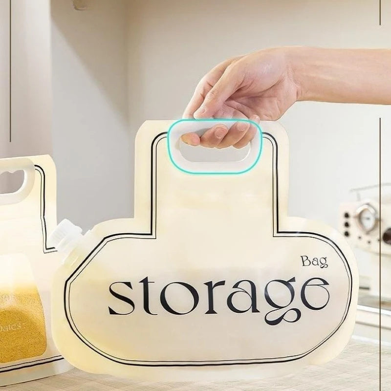 Large diameter grain storage bag