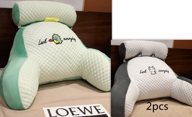 Soft Fluffy Triangle Reading Cushion