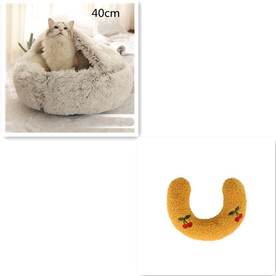 2-in-1 Pet Winter Bed