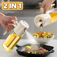 2-in-1 Oil Sprayer: BBQ Cooking and Vinegar Dispenser