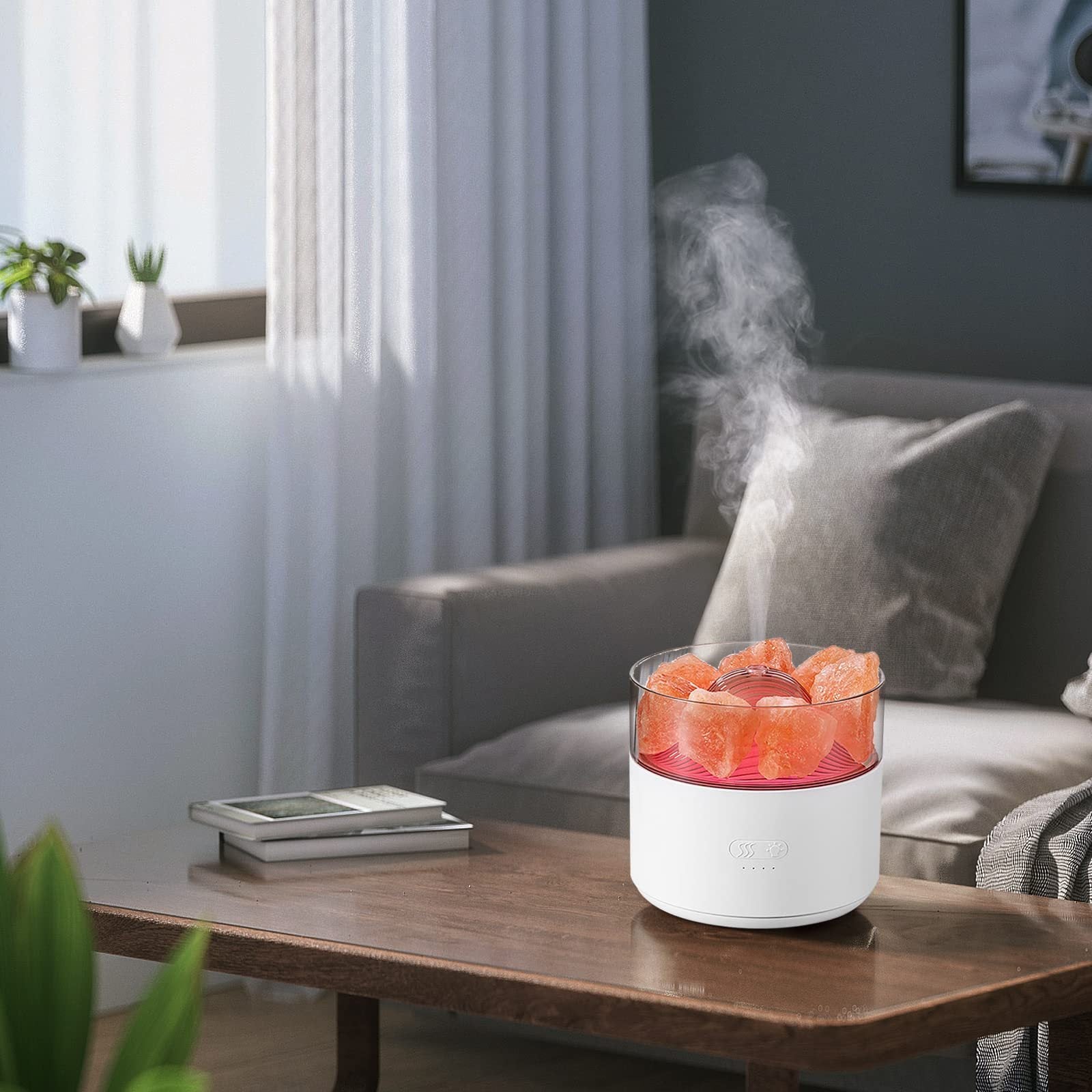Cool-Mist Humidifier and Aroma Diffuser with Ambient Light