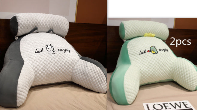 Soft Fluffy Triangle Reading Cushion