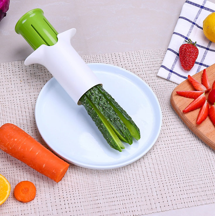 Creative fruit and vegetable slicers.