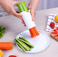Creative fruit and vegetable slicers.