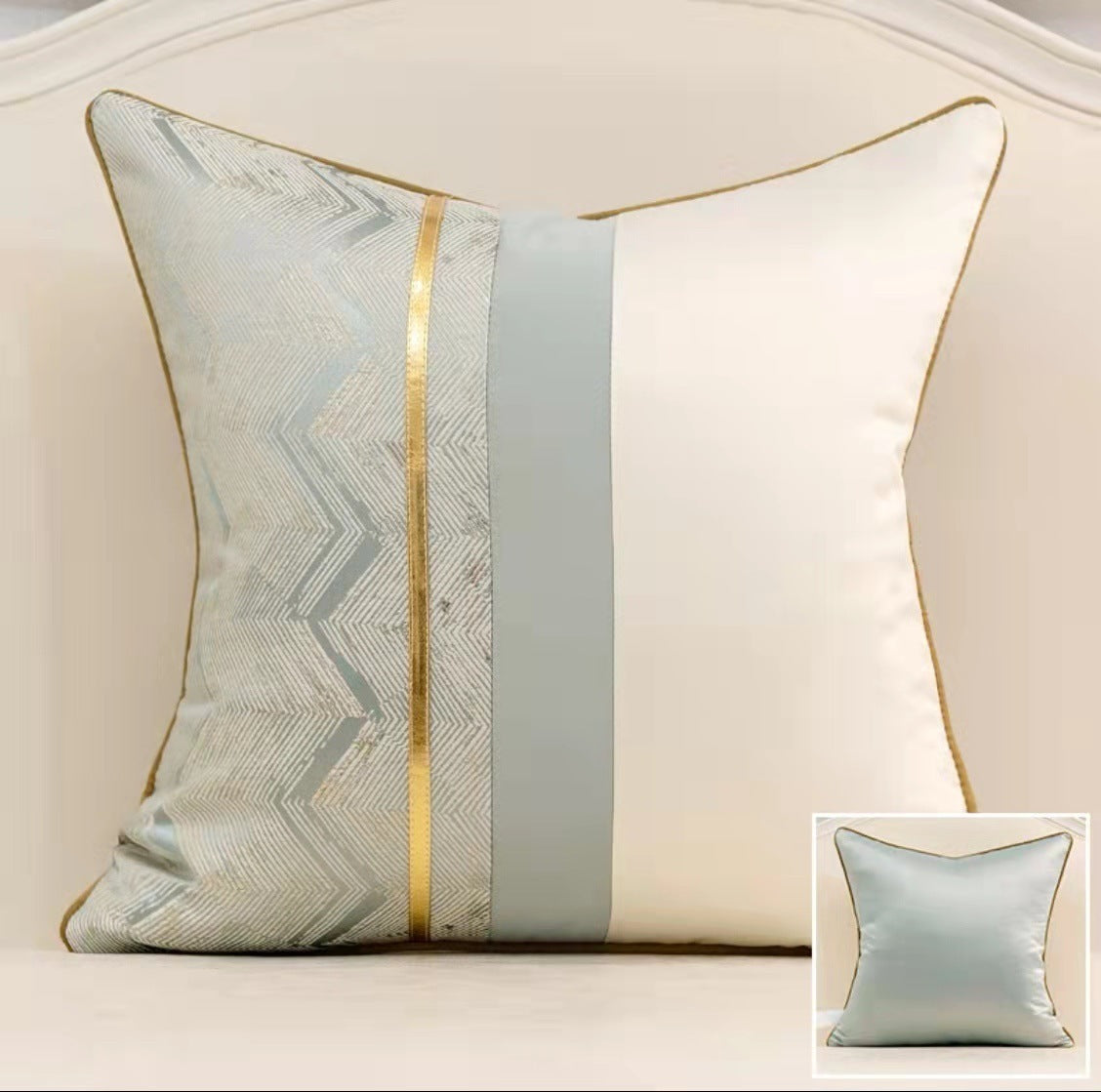 Fashion Splicing Pillow Cover