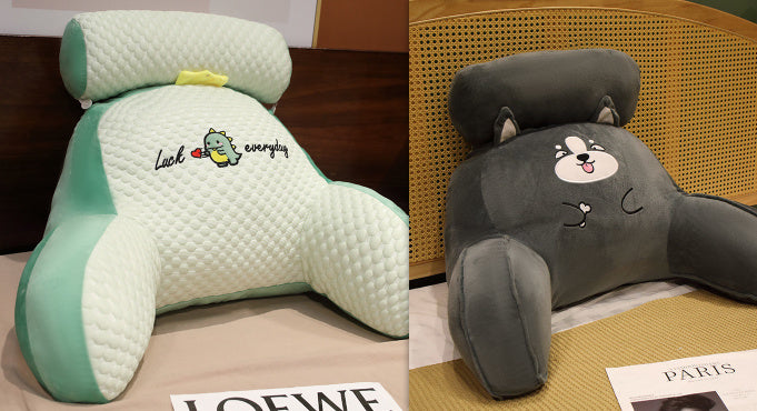 Soft Fluffy Triangle Reading Cushion