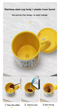 Automatic Self-Stirring Mug