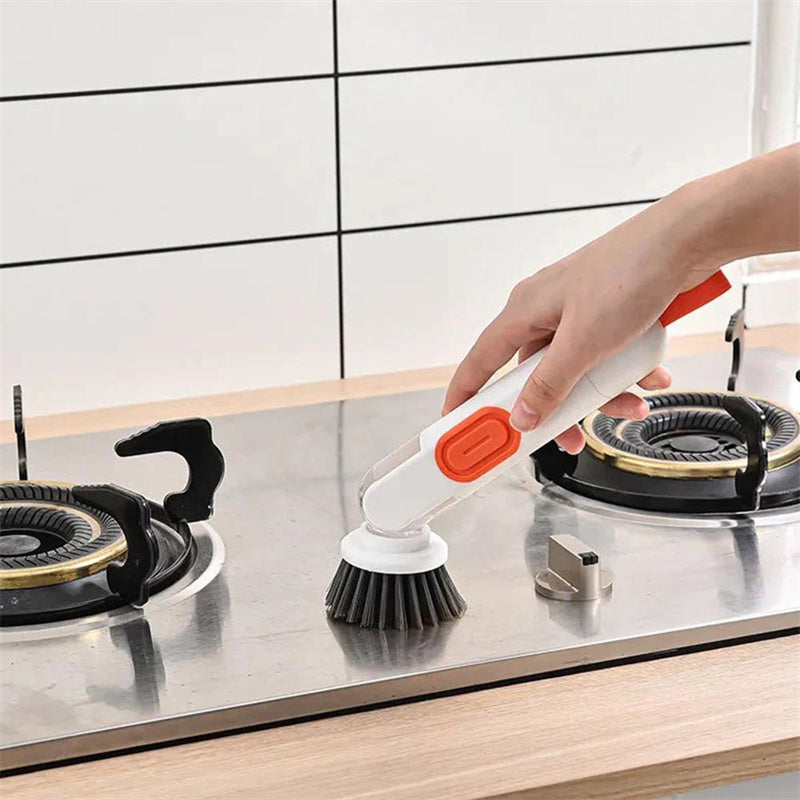Versatile Liquid-Filled Cleaning Brush