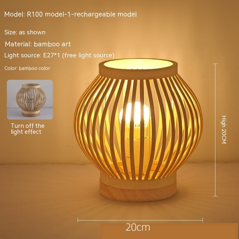 Japanese Retro Atmosphere Bedroom Bedside Lamp