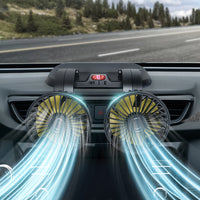 F410 Double Head Folding Fan