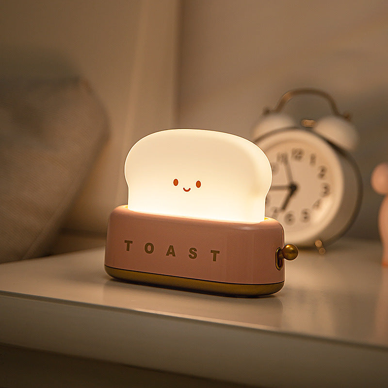 USB Charging LED Bread Night Light with Dimming and Timer