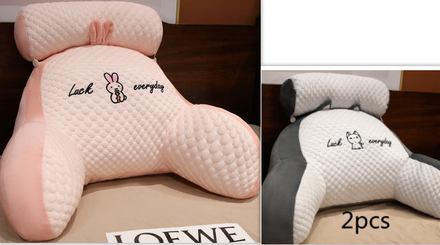 Soft Fluffy Triangle Reading Cushion