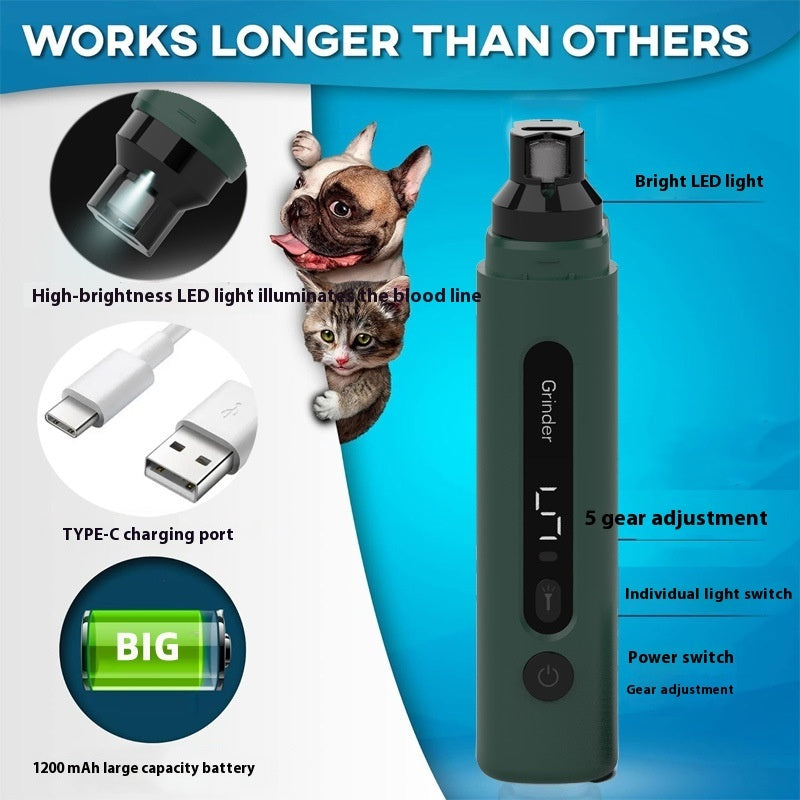 Electric pet nail grinder.